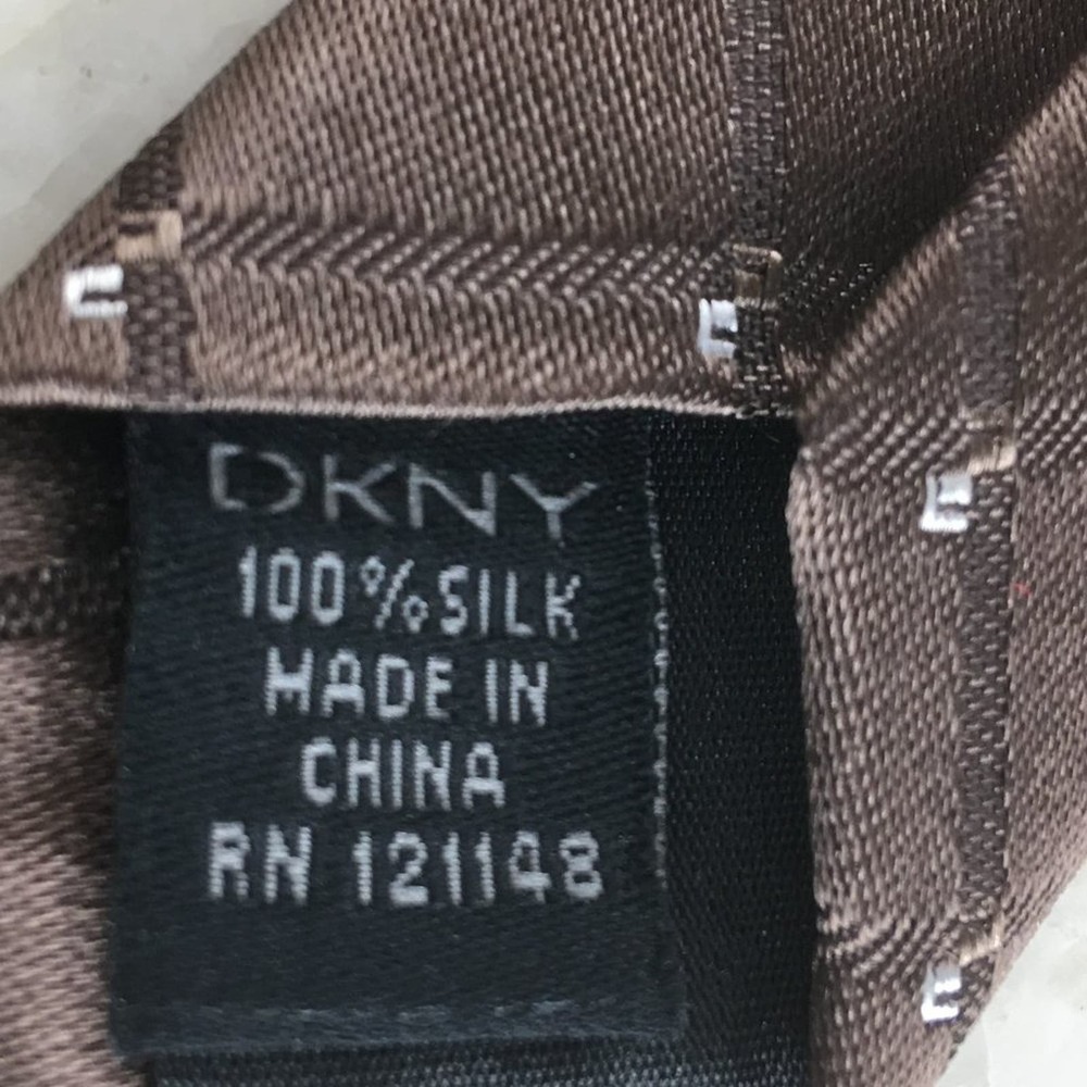 DNKY SILK TIE - Picture 5 of 14